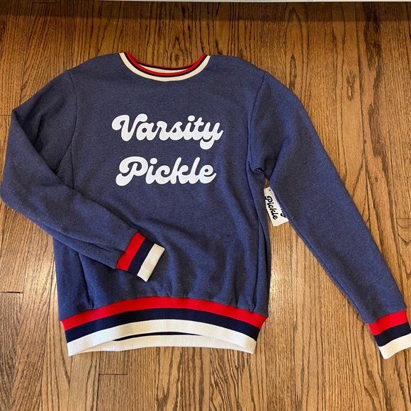 Vintage Varsity Pickle Sweatshirt - Picture 9 of 9